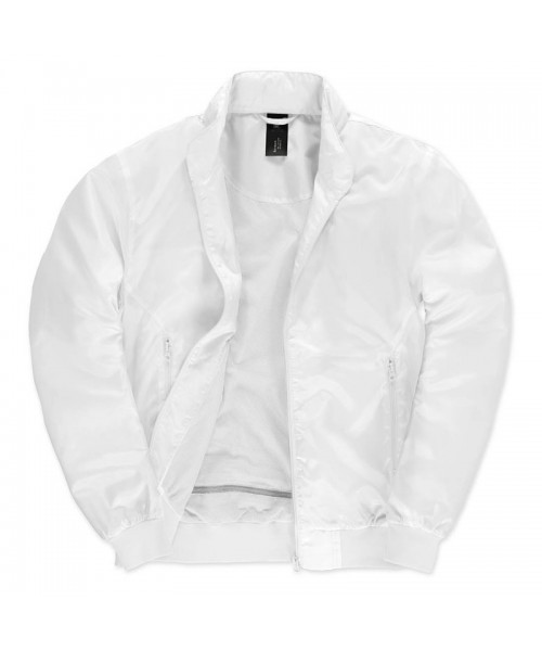 White/ White Linning B&C Trooper Bomber Jacket